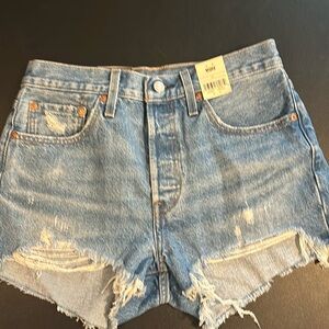 Levi’s 501 Jean shorts NWOT size 28
